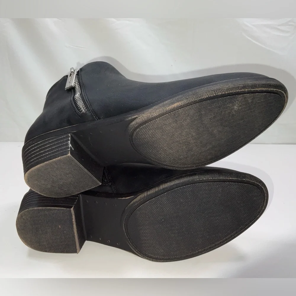 NIB Women’s Nautica Alara Side Zip Black Ankle Booties Boots Size‎ 8